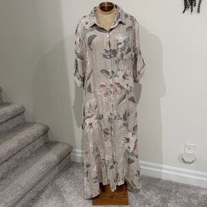 100% Italian Made Linen Dress / Tunic